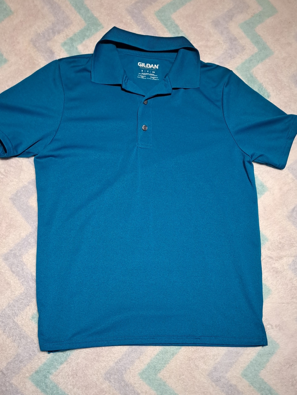 Gildan Teal Short Sleeve Polo
